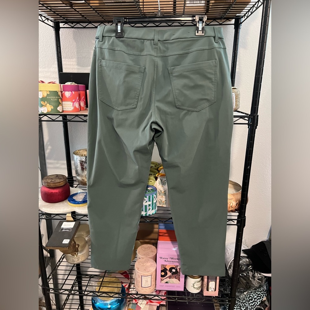 Lululemon Mens ABC Pant Classic Warpstreme In Khaki Green, Sz 35 NWOT - Picture 5 of 6